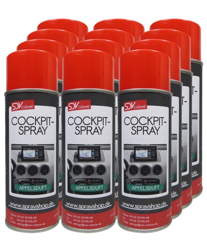 12x cockpitspray apfelduft - 12x,